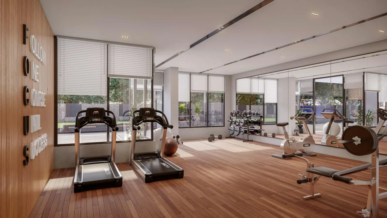 Fully equipped fitness centre