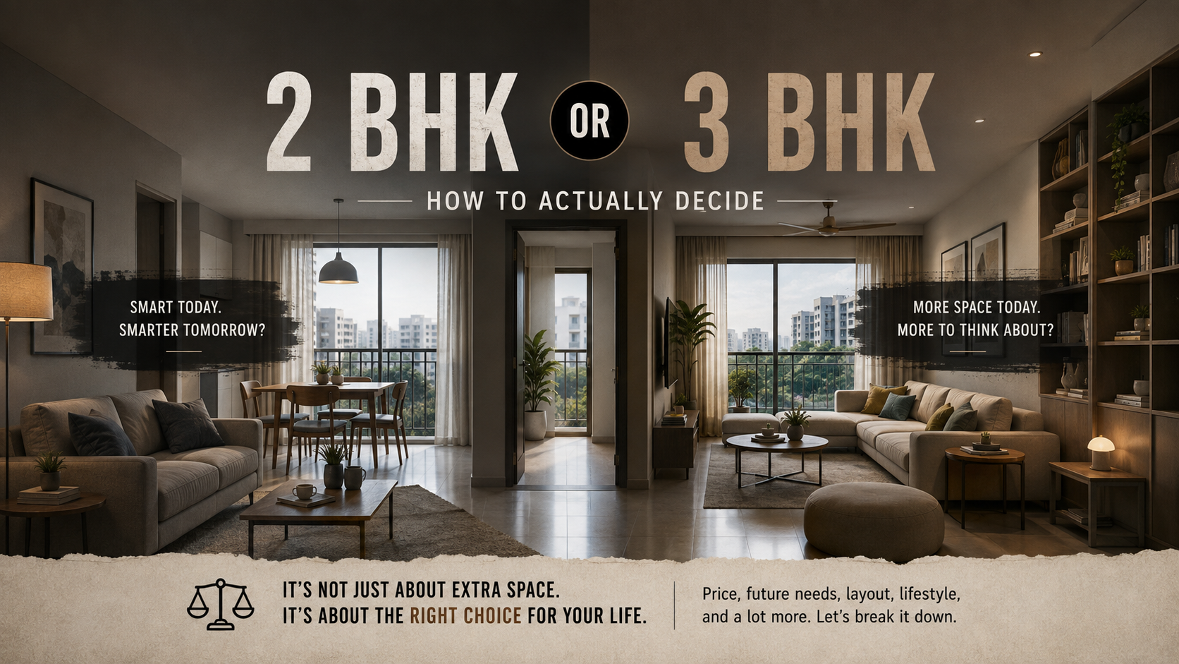2 BHK or 3 BHK: How to Actually Decide